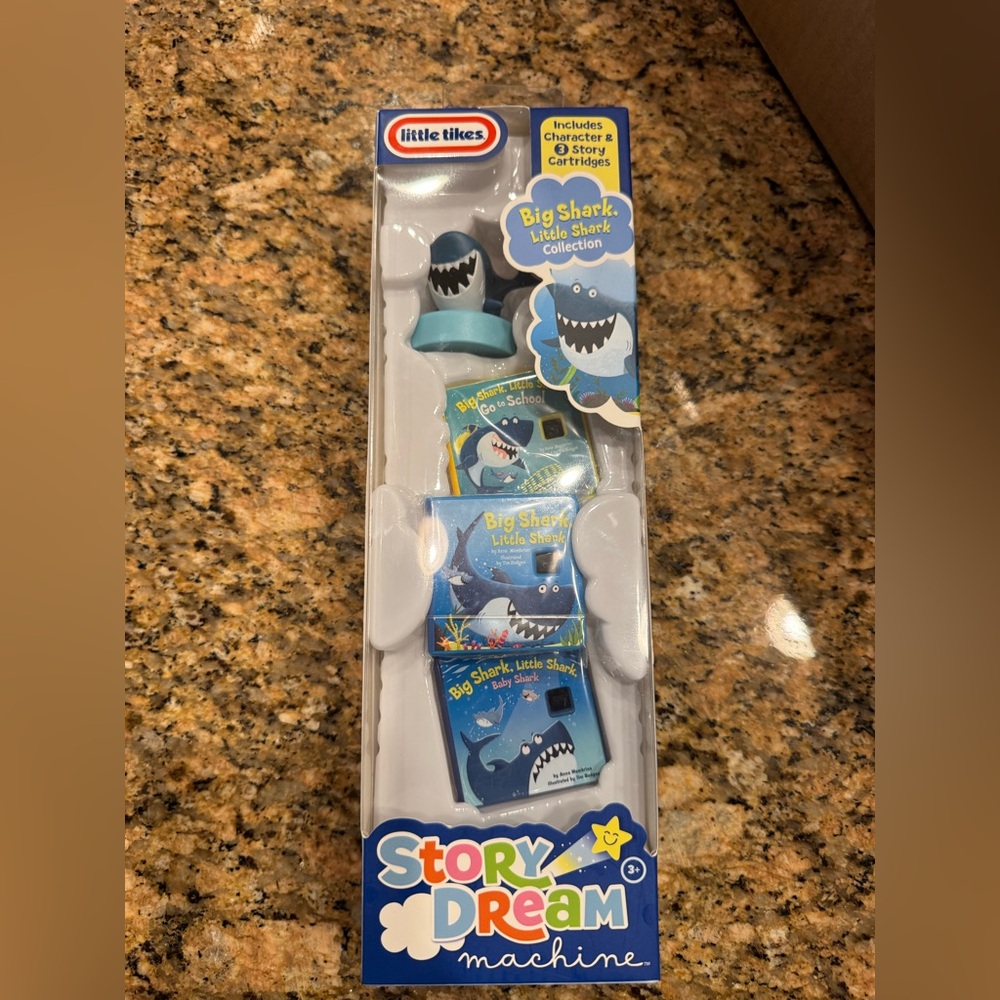 New Little Tikes Story Dream Machine Big Shark, Little Shark Collection Story